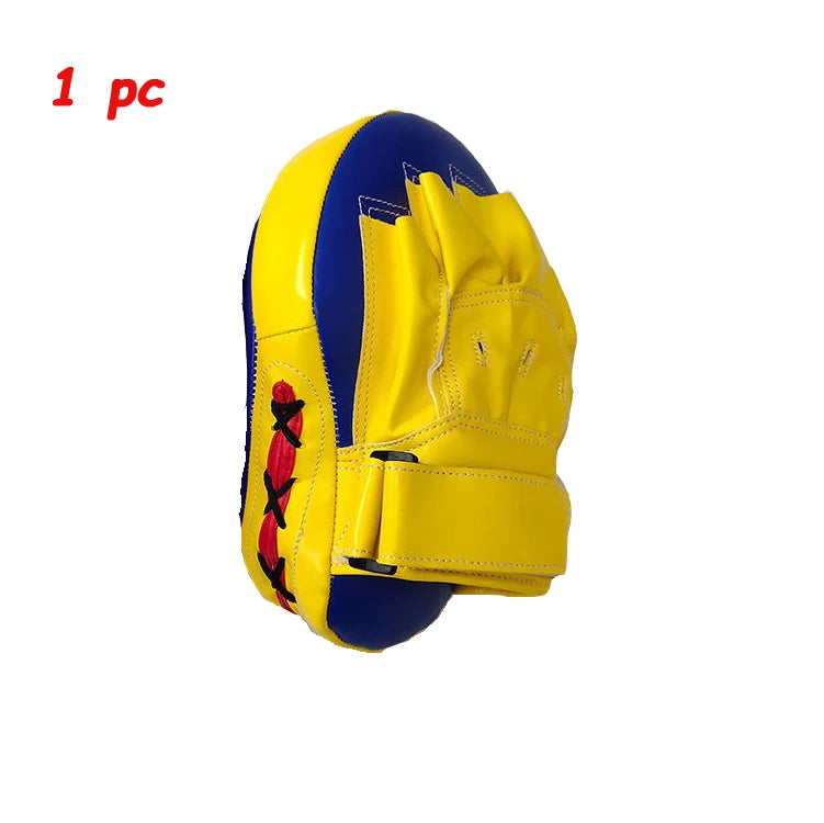 Bolsa de boxeo curvada para niños, equipo de boxeo, bolsas de boxeo de enfoque para Taekwondo, Muay Thai, Karate, almohadillas de entrenamiento de PU, 1/2 Uds.