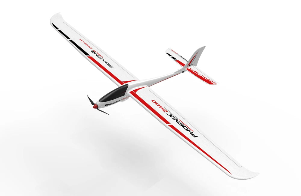 TW759-3 75903 Volantex RC Phoenix 2400 Avión RC de EPO con Envergadura de 2400 mm, Modelo de Planeador, Disponible en Versión PNP o Versión KIT