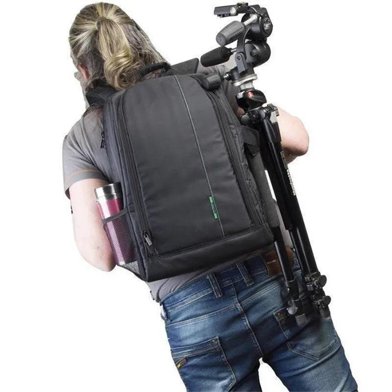 Mochila para cámara DSLR, bolsa de fotografía profesional, maleta impermeable para portátil, bolsa para lentes, estuche multifuncional para Nikon y Canon