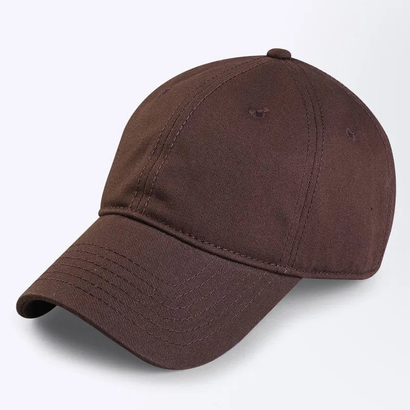 Gorras de béisbol de talla grande al por mayor, 100% algodón, sombreros de sol deportivos de verano para mujeres y hombres, gorras snapback lisas de tamaño grande para cabezas grandes, unisex