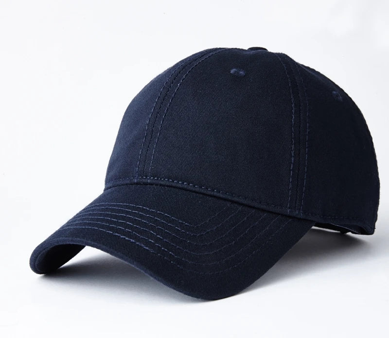 Gorras de béisbol de talla grande al por mayor, 100% algodón, sombreros de sol deportivos de verano para mujeres y hombres, gorras snapback lisas de tamaño grande para cabezas grandes, unisex