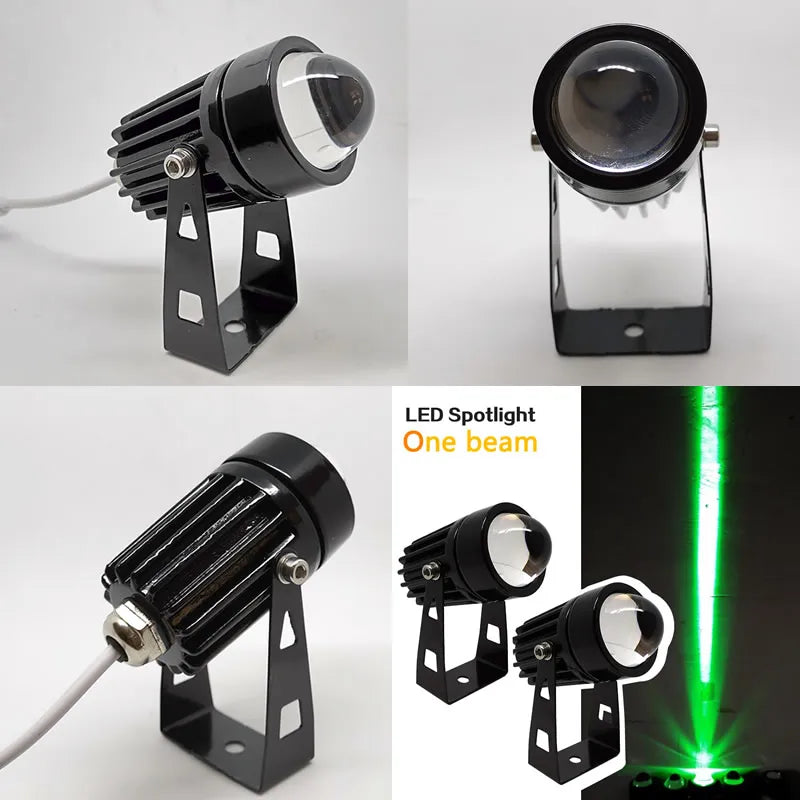Foco LED de pared para exteriores, iluminación de paisaje de 9 W 12 W, 220 V, rojo, verde, azul, RGB, luz de pared, resistente al agua IP66, haz de luz único