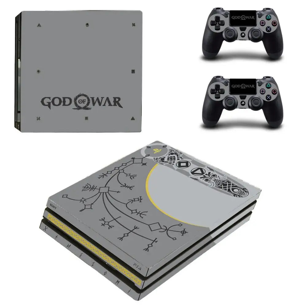 God of War PS4 Pro Skin Sticker Decal For PS4 Pro Console & Controller Skins Vinyl