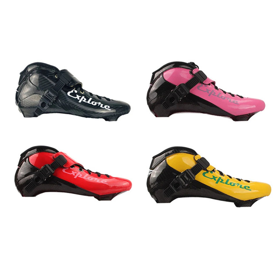 Patines en línea de velocidad ISPORTS, patín de competición de fibra de carbono, Patines de patinaje de carreras callejeras de 3*125mm o 4*100/110mm
