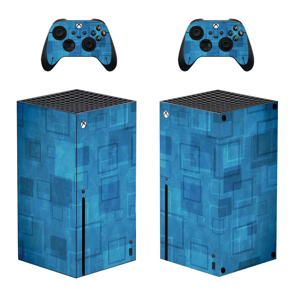 Diseño personalizado de pegatina de piel, cubierta de calcomanía para consola Xbox Series X y 2 controladores Xbox Series X, pegatina de vinilo.