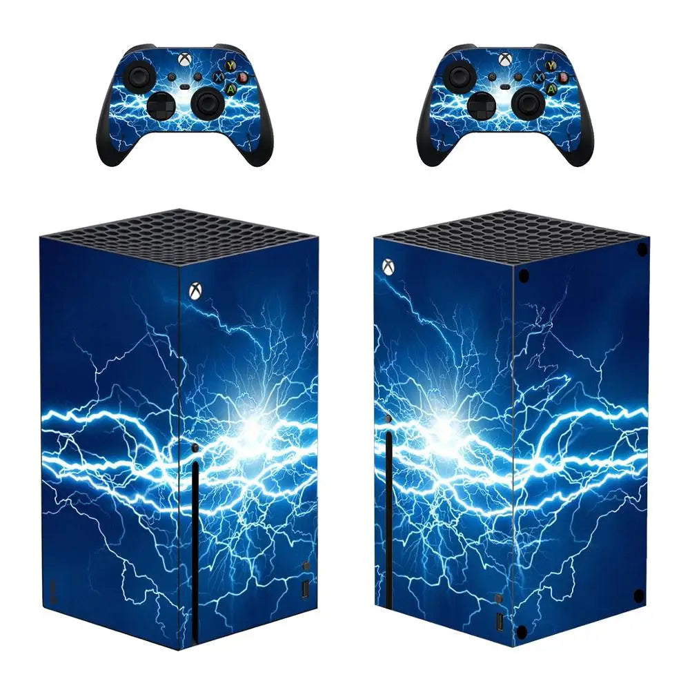 Diseño personalizado de pegatina de piel, cubierta de calcomanía para consola Xbox Series X y 2 controladores Xbox Series X, pegatina de vinilo.