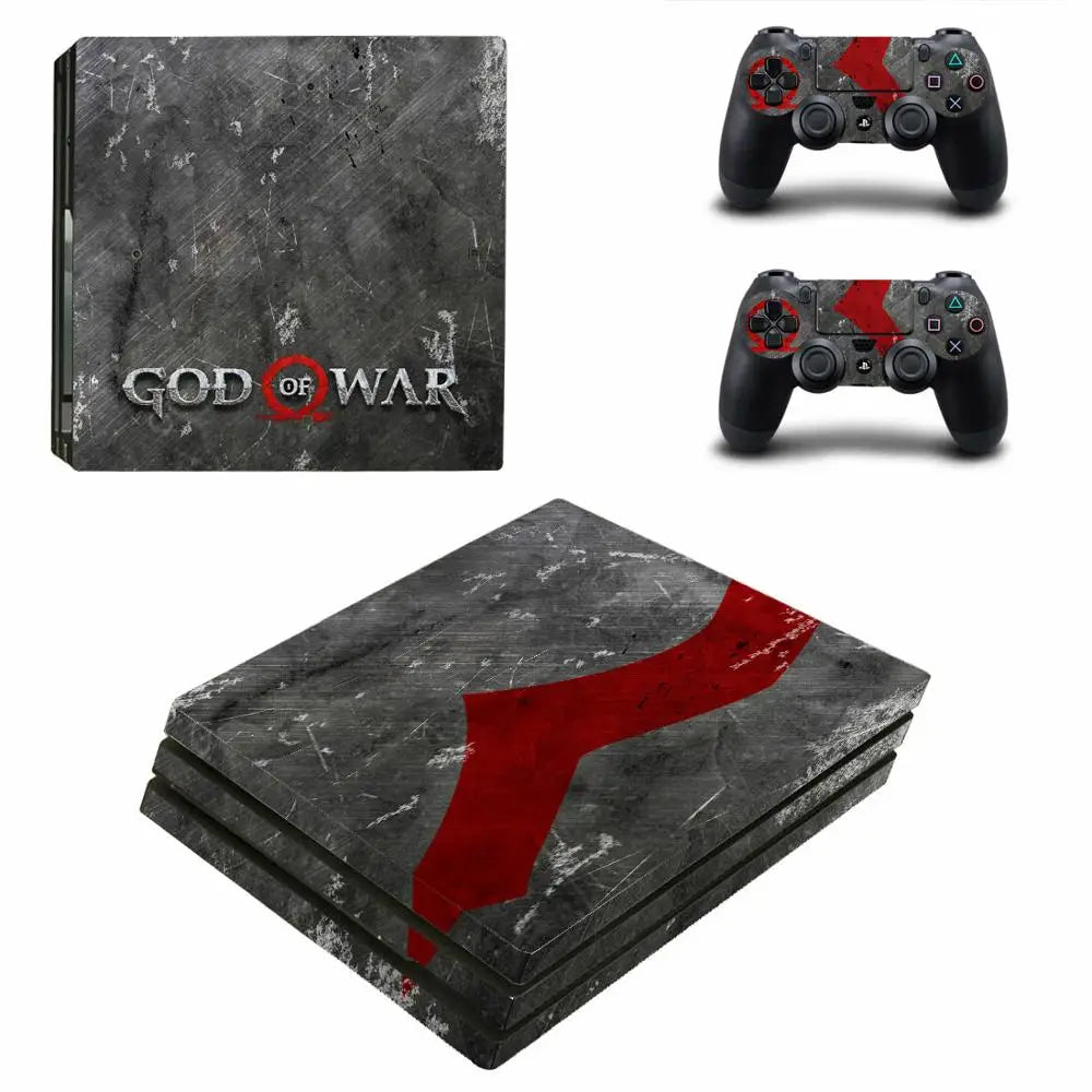 Adhesivo vinilo de God of War para consola PS4 Pro y mando
