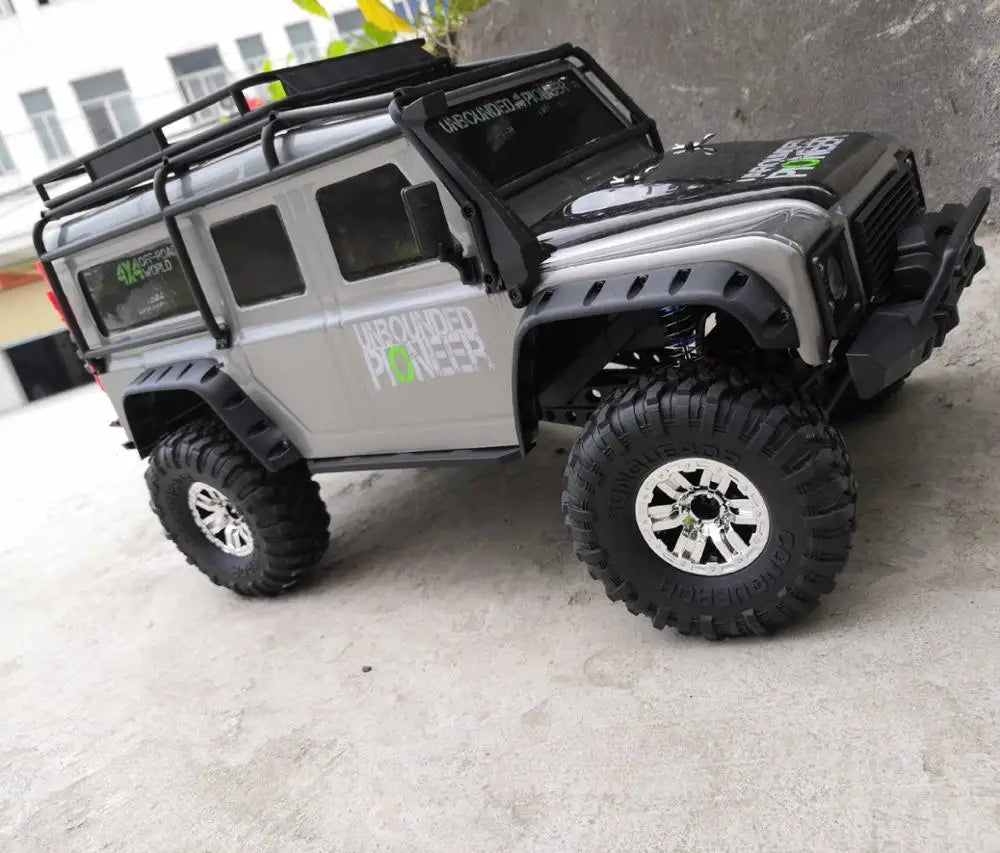 Coche RC de simulación de alta velocidad con control inalámbrico eléctrico, escala 1:10, 2.4G, 4WD, con amortiguadores, vehículo todoterreno.