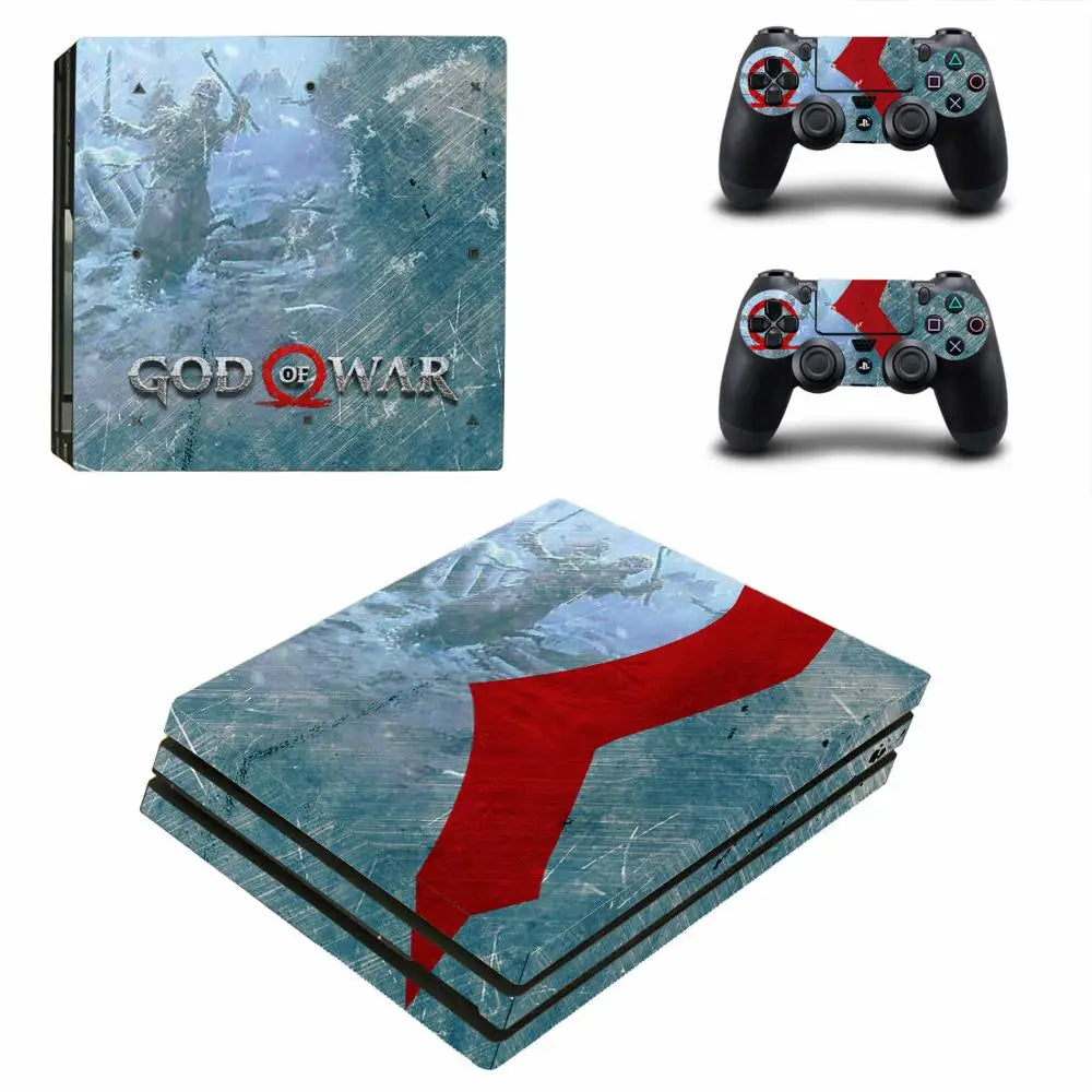 Adhesivo vinilo de God of War para consola PS4 Pro y mando