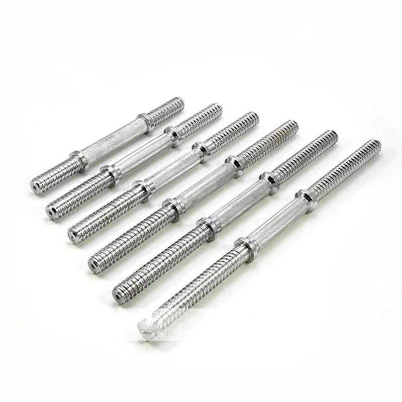 Mancuernas de 30/34/40/45/50cm de longitud para gimnasio en casa, barras con abrazaderas, mangos de mancuernas roscados estándar de 25mm F2105