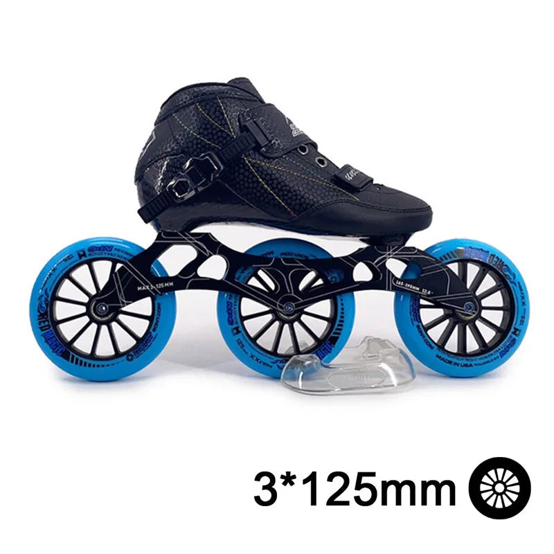 Patines en línea de velocidad ISPORTS, patín de competición de fibra de carbono, Patines de patinaje de carreras callejeras de 3*125mm o 4*100/110mm