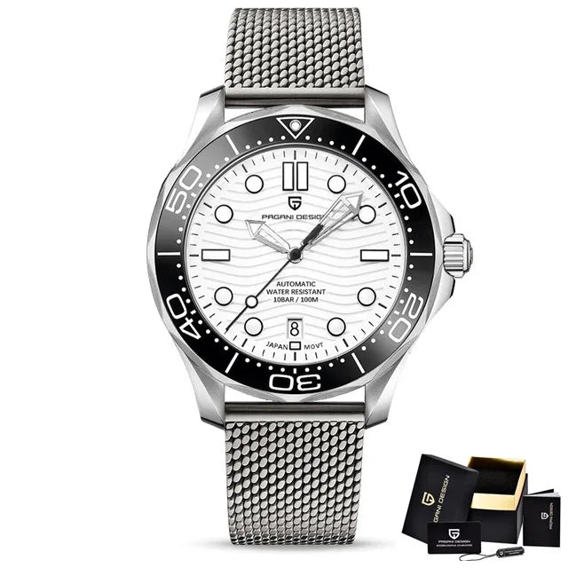 Reloj mecánico para hombre PAGANI DESIGN 2026, reloj de pulsera automático para hombre, movimiento japonés MIYOTA, resistente al agua 20Bar, modelo 1685