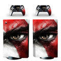 Adhesivo de vinilo para consola y mando PS5 edición disco - Diseño God of War