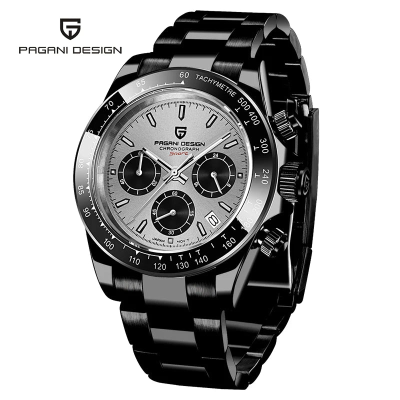 PAGANI DESIGN Men's Watches 2026 Top Brand Sports Men Quartz Wristwatches Waterproof Stainless Steel Business Clock Reloj Hombre