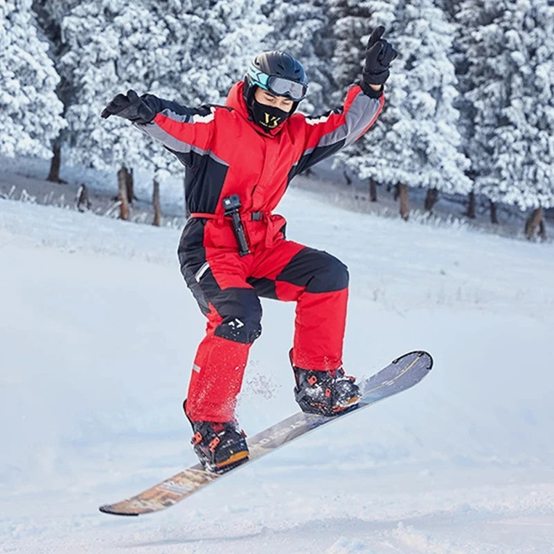 -30 grados hombres mono de nieve invierno hombre esquí monos polar mujeres ropa de snowboard cálido impermeable trajes de nieve masculinos