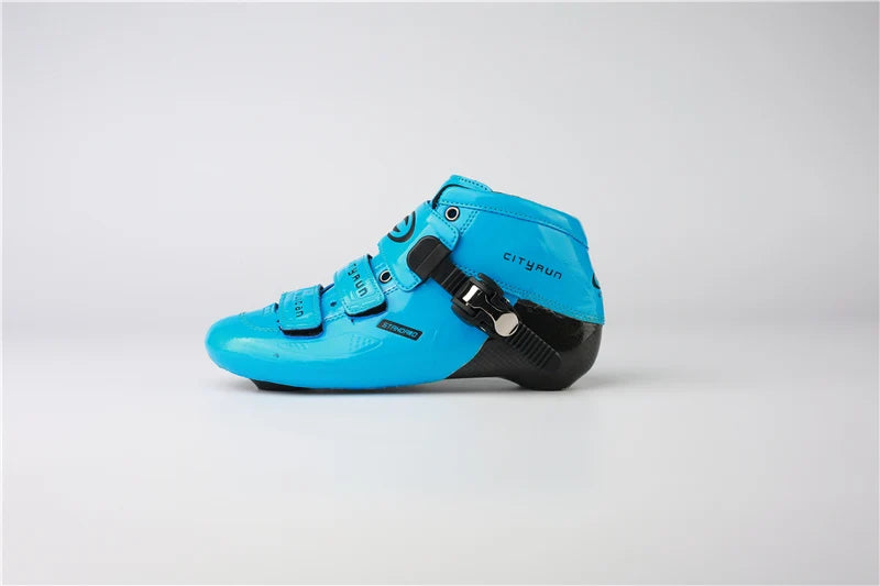 Patines de velocidad en línea de fibra de carbono de 6 capas Cool Edition para jugadores de carreras profesionales, rueda de PU de pista interior de alta elasticidad 85A