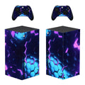 Cubierta de calcomanía de piel de diseño personalizado para consola Xbox Series X y 2 controladores Xbox Series X, vinilo adhesivo de piel