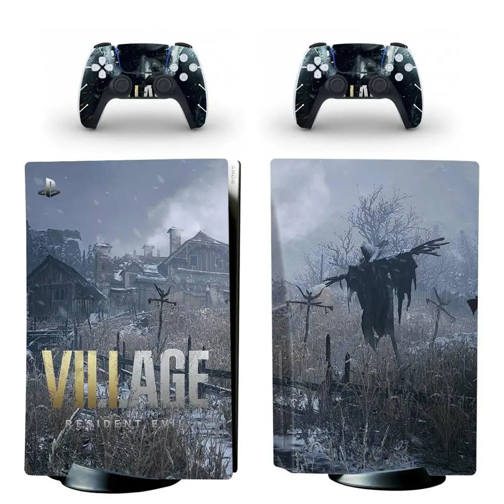 Umbrella PS5 Standard Disc Edition Skin Sticker Decal Cover for Console & Controller PS5 Skin Sticker Vinyl