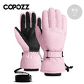 Copozz-guantes de esquí de invierno para hombre y mujer, resistentes al agua, ultraligeros, para Snowboard, motociclismo, nieve, mantienen el calor, a prueba de viento
