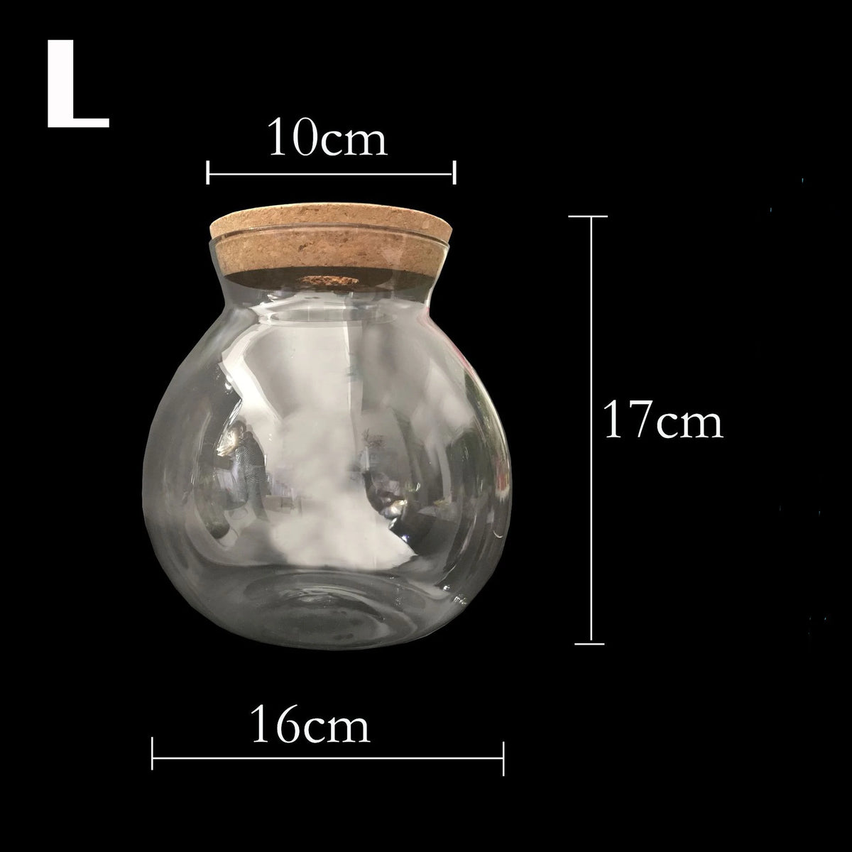 Portable Ecological Bottle Micro Landscape Aquarium Landscape Bucket Fish Tank Office Desktop Glass Ecological Bottle Fish Tank