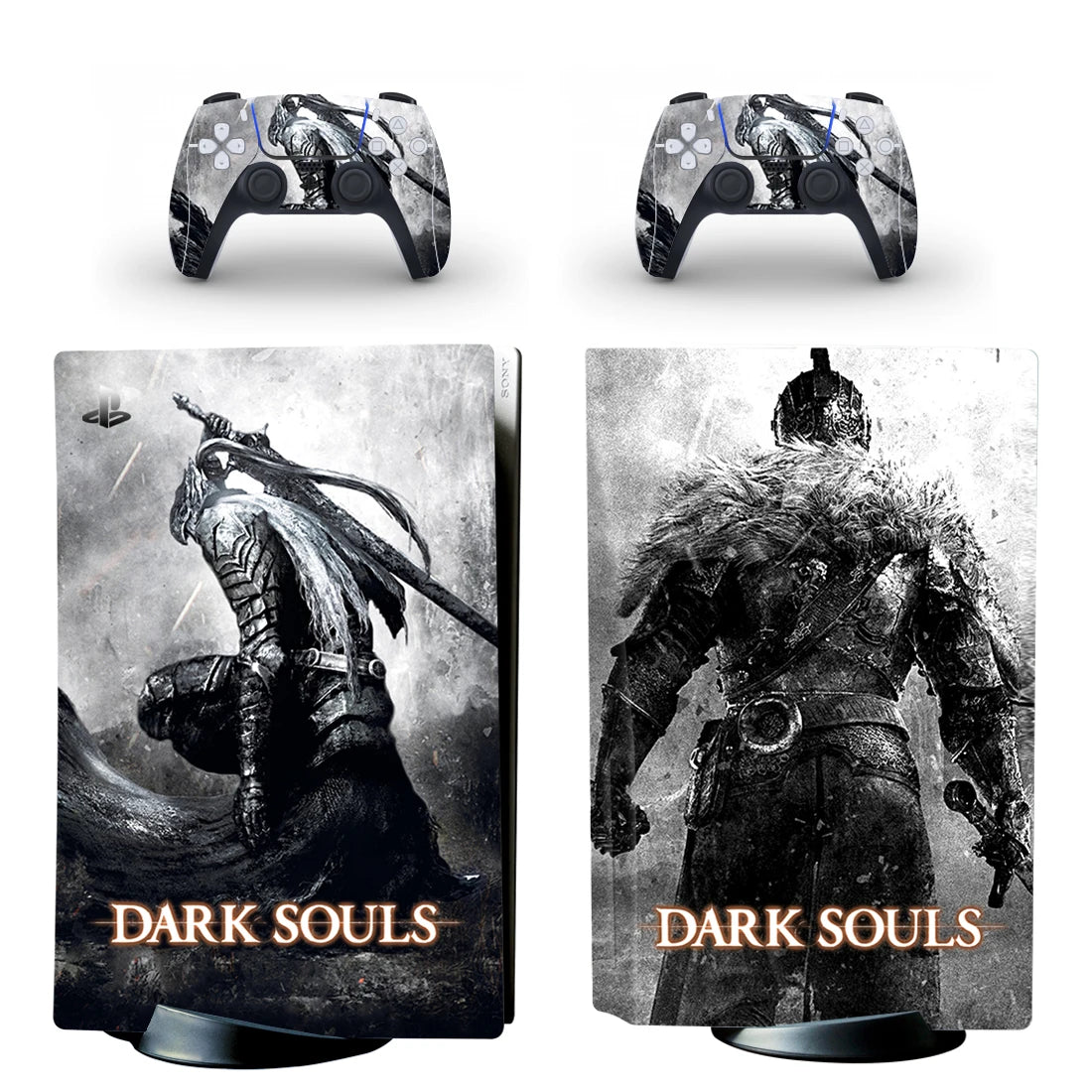 Adhesivo de vinilo para consola y mandos de PS5: Edición estándar con diseño de Dark Souls
