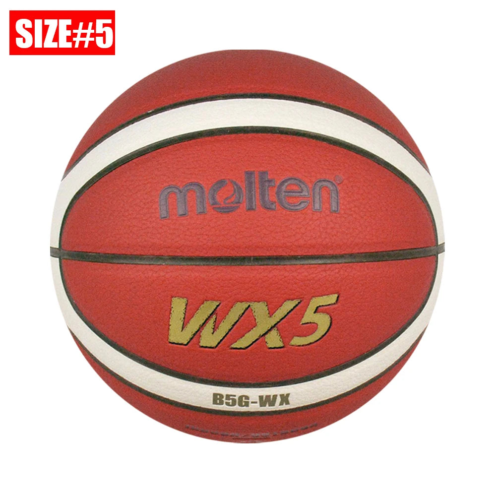 Balón de Baloncesto Molten 2026, Tamaño Oficial 7/6/5, Material PU, para Interior y Exterior, Entrenamiento, Partidos, Equipo, Baloncesto Original