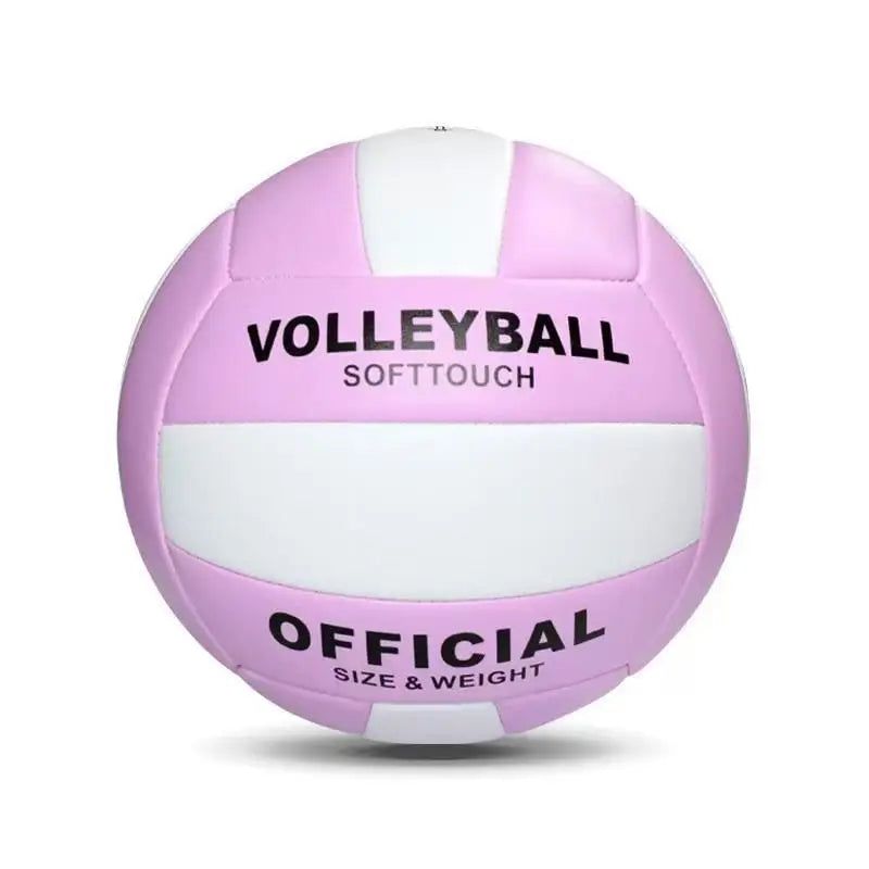 1 pelota de voleibol de tamaño 5, suave, para interiores y exteriores, para juegos, entrenamiento en gimnasio, playa, para principiantes, adolescentes, deportes.