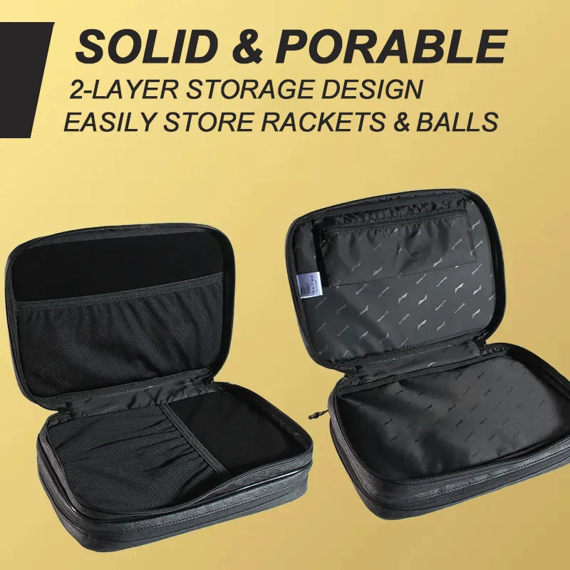Estuche de transporte de tenis de mesa LI-NING, carcasa dura, estuche profesional para raqueta de Ping Pong para equipo nacional chino