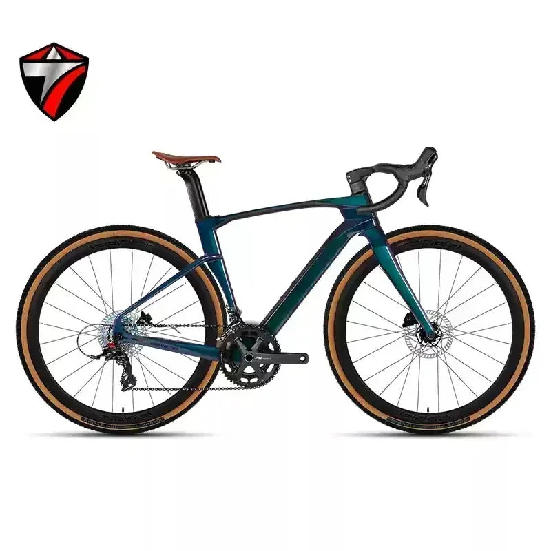 Bicicleta de carretera TWITTER GRAVEL-V3pro 2026, grupo completo GRX RX600-11S, frenos de disco hidráulicos, cuadro de fibra de carbono T900, 700*40c