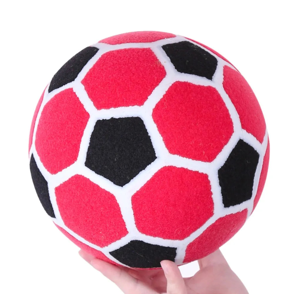 Balón de Fútbol Adhesivo Tamaño 4, Inflable, Superficie de Velcro, Balón de Fútbol de Fieltro, Ligero, Suave al Tacto, Balón para Practicar Tiro al Arco