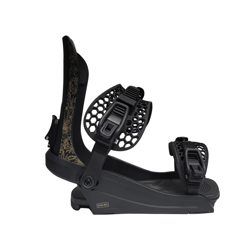 Fijaciones de Snowboard para Adultos All Mountain, Ajuste Rápido, Hebilla de Correa de Escalera Tradicional, Productos de Esquí