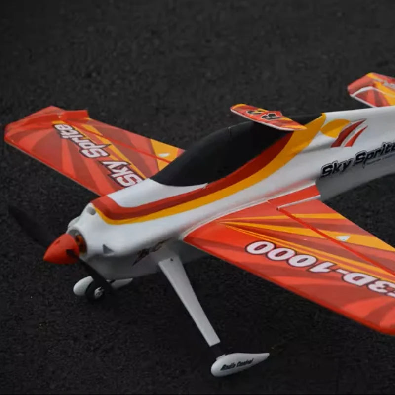 Avión a Escala de Ala Fija Sky Sprite RC, Envergadura de 1000 mm, 15E, Acrobacias 3D, Material EPO, para Aficionados a la Radiocontrol