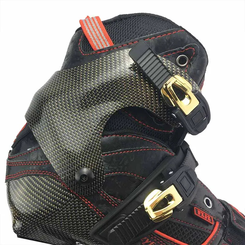 Patines de ruedas de velocidad en línea de fibra de carbono originales CRAZY con ruedas de 3x110mm 85A, zapatos de patinaje profesionales para niños y adultos