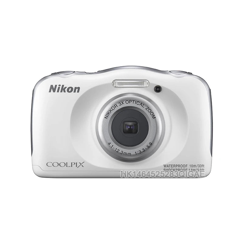 Cámara digital Nikon W100 COOLPIX de 13,2 MP CMOS, resistente a golpes y al polvo, LCD de 2,7 pulgadas, Full HD, cámara de grabación de vídeo de 1080P