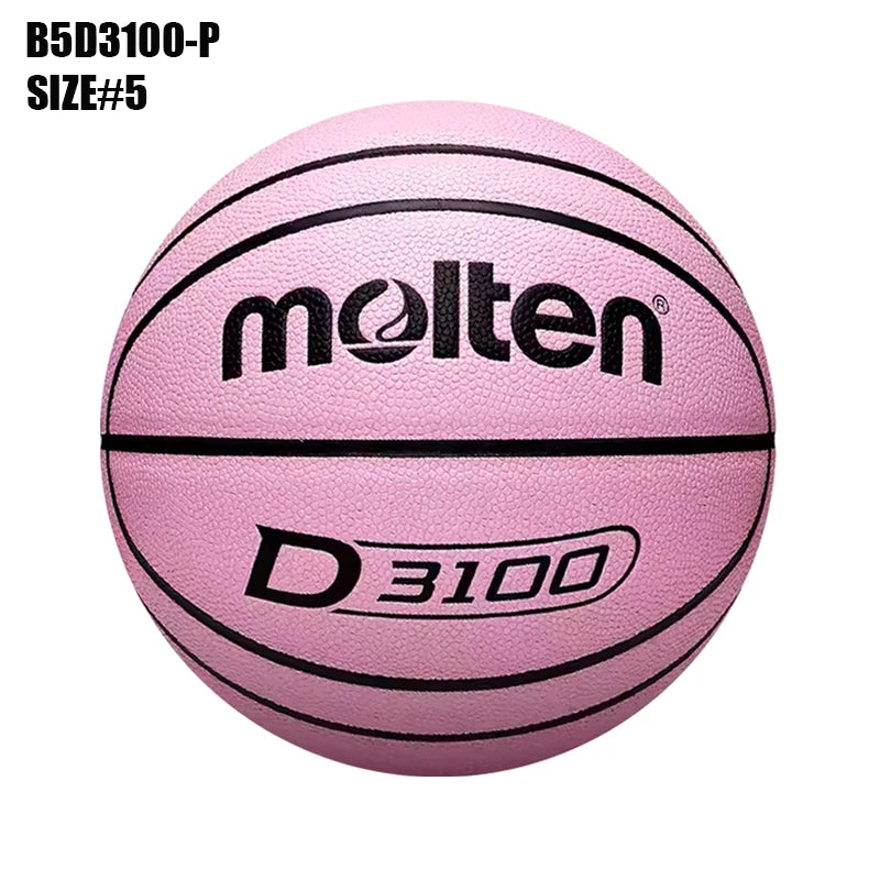 Balones de Baloncesto Originales Molten 2027, Tamaño 7/6/5, Material PU, para Juegos en Interiores y Exteriores, Entrenamiento, Hombres y Mujeres, Baloncesto