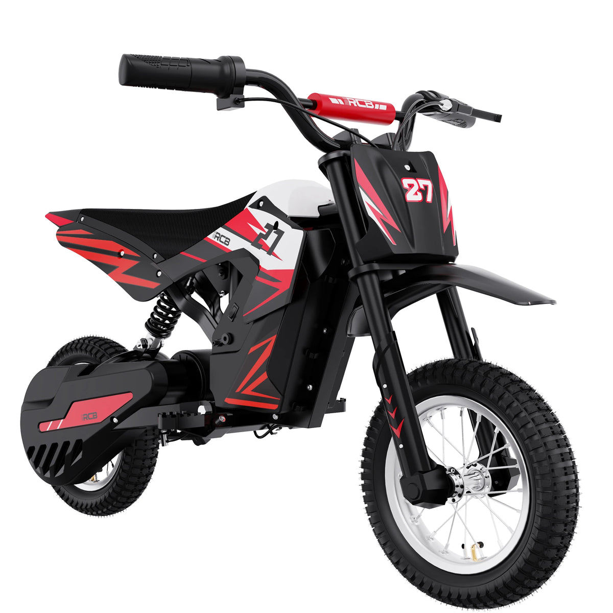 Motocicleta eléctrica para niños RCB KIDS R9X, motocicleta eléctrica de 300 W para niños, batería de 36 V y 5,2 Ah, hasta 25 km/h y 15 km de autonomía, juguete de conducción segura, regalo ideal de motocicleta eléctrica para niños de 3 a 12 años