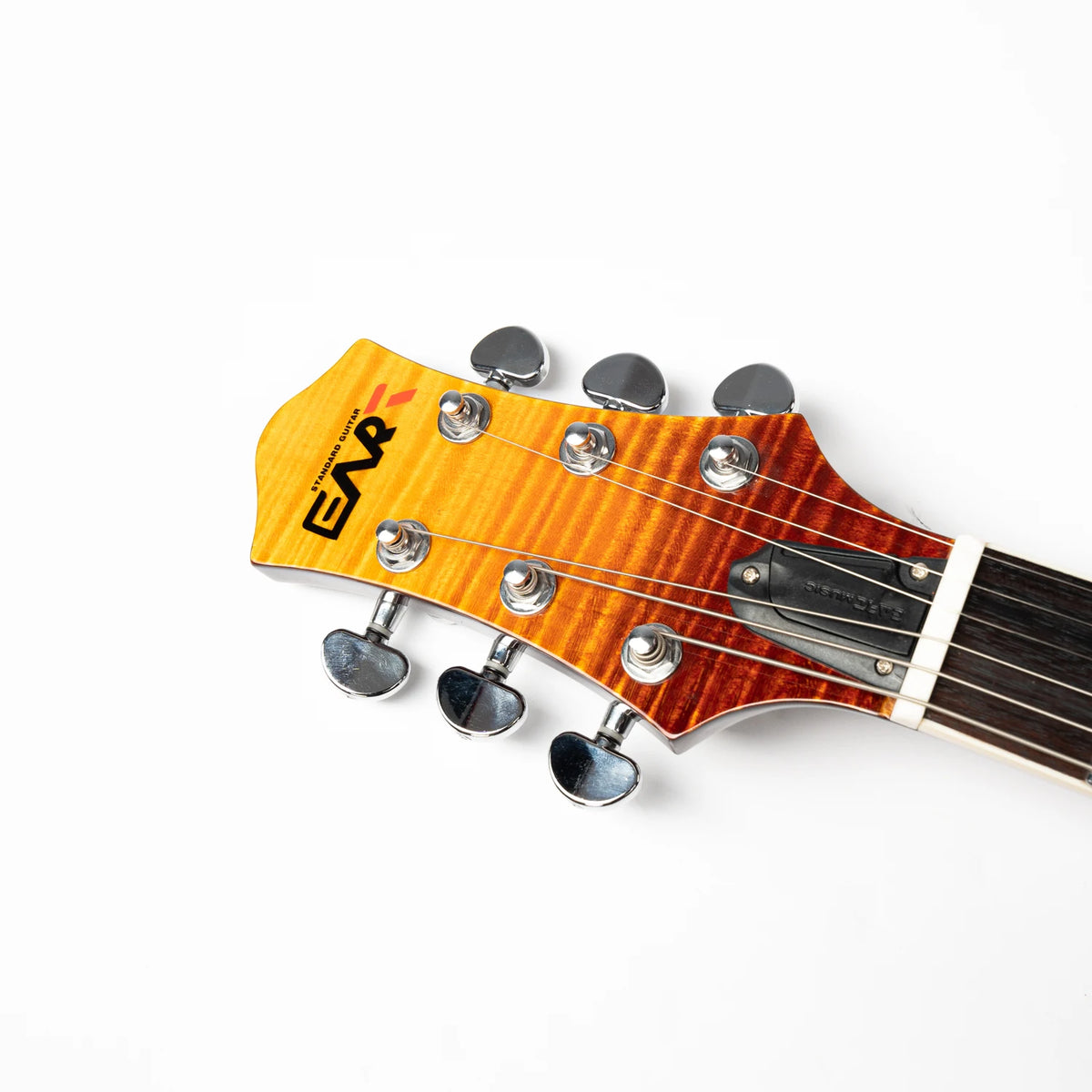 Guitarras Eart EGLP-620 Sintonizadores de bloqueo superior de arce flameado Pastillas divididas en bobina Guitarra eléctrica