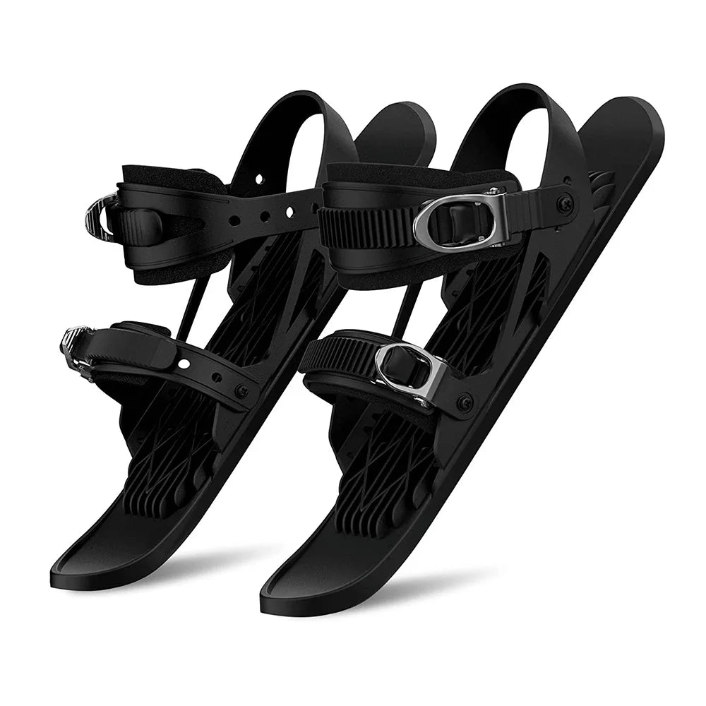 Mini Esquís Cortos Portátiles, Zapatos de Nieve, Calzado para Viajes de Invierno al Aire Libre, Tabla de Snowboard, Trineo para Terrenos Nevados