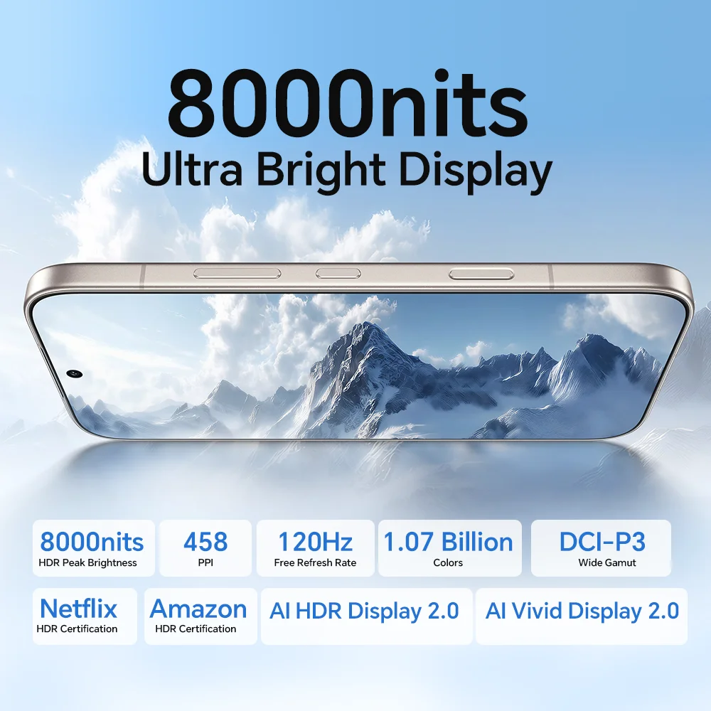 Smartphone Honor 600 Pro 5G Versión UE Snapdragon 8 Elite Pantalla AMOLED de 6,57” 6400 mAh Supercharge 80 W Inalámbrica 50 W 12 GB+512 GB 200 MP IA Ultra Night Diseño Unibody de Metal eSIM Botón IA NFC