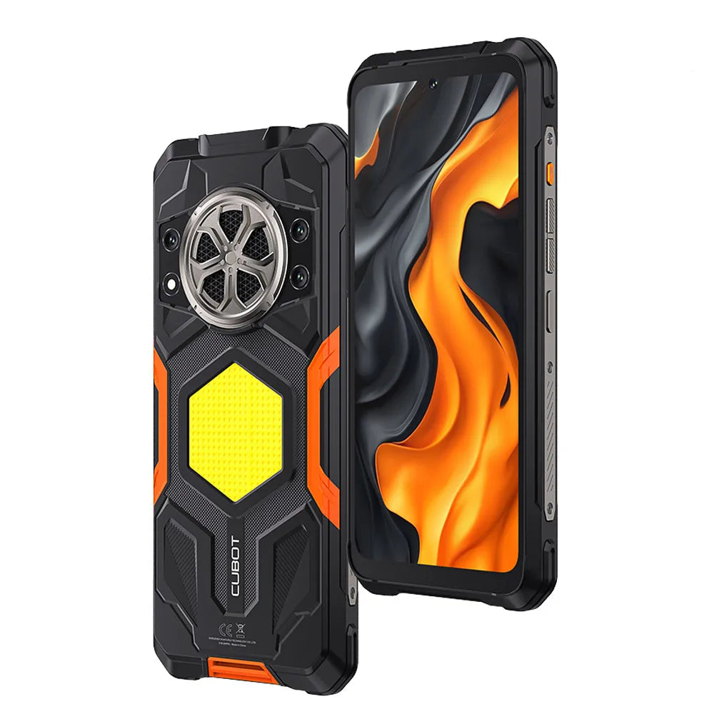 Smartphone Cubot King Kong Power 5, Android 15, pantalla de 6.88" a 120Hz, batería de 15300mAh, 16GB de RAM (6+10) y 128GB de ROM, MTK G100, altavoz de 5W
