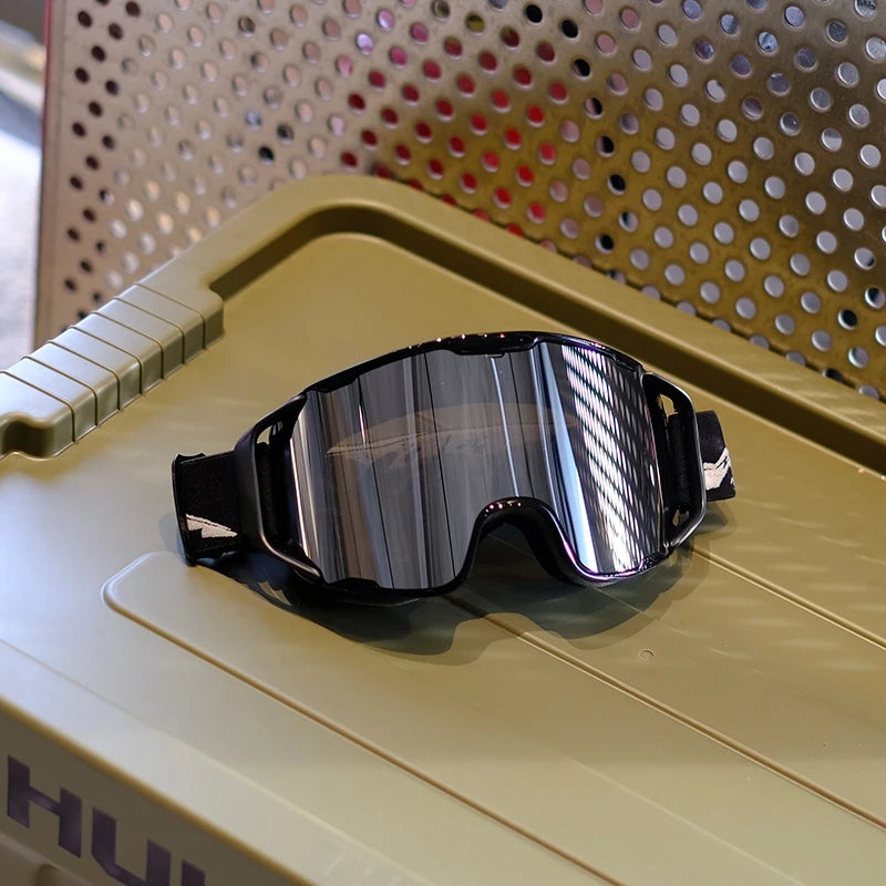 Gafas de esquí de doble capa antivaho, gafas de snowboard para hombres y mujeres, deportes de invierno al aire libre, protección UV, gafas de esquí de fondo
