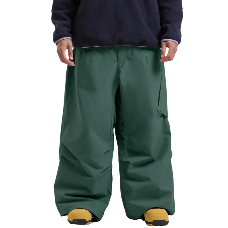 Pantalones de Nieve Holgados para Hombre y Mujer 2026, Pantalones Deportivos para Snowboard y Esquí, Impermeables, Resistentes al Viento, Aislantes, Transpirables para Adultos