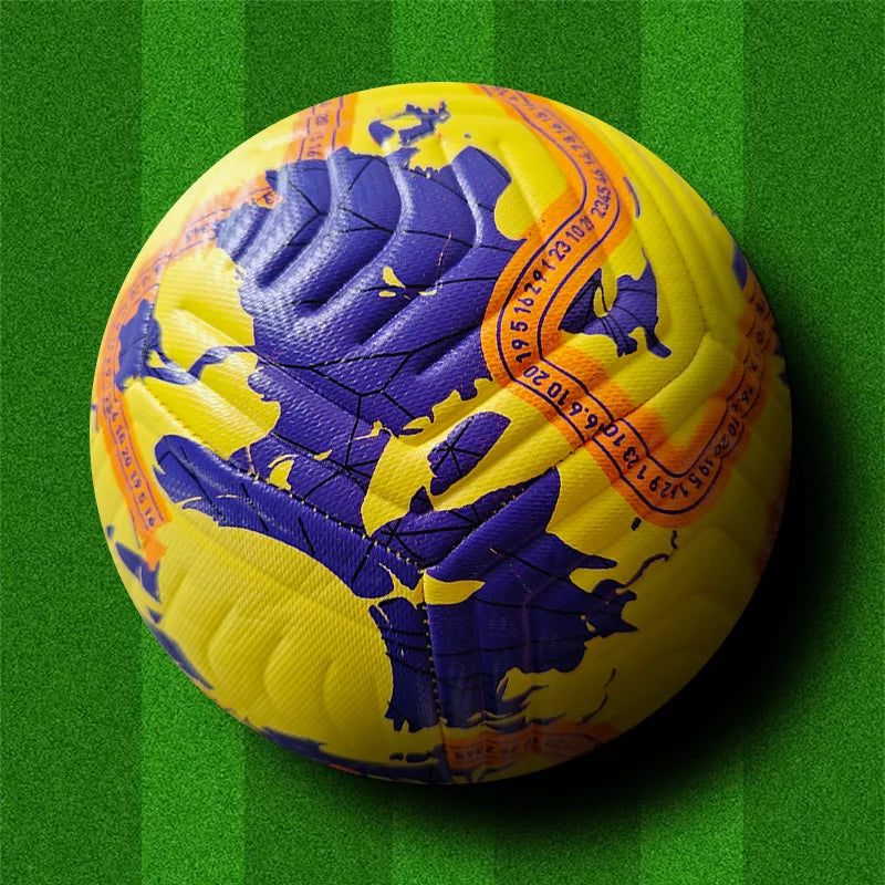 Pelotas de fútbol más nuevas, tamaño estándar 5, Material PU, alta calidad, juego oficial al aire libre, entrenamiento de fútbol, fútbol sin costuras