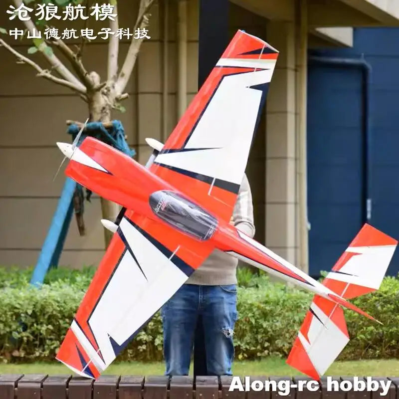 Avión de Madera Skywing, Modelo de Avión RC 3D, 67 Pulgadas, Envergadura de 1.7M, Laser260 90E EP, Kit de Avión sin Control Remoto ni Motor