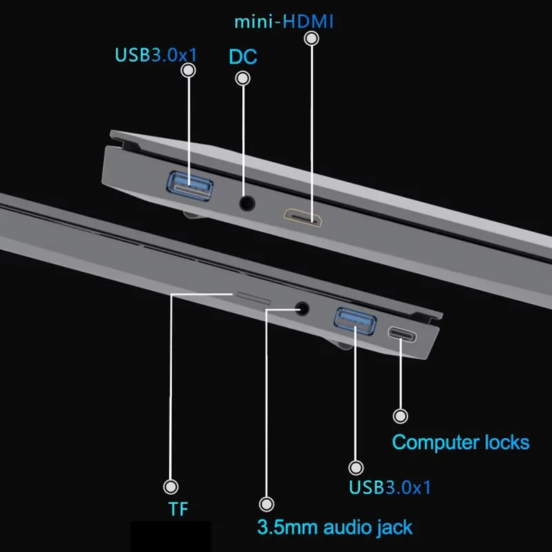 Nueva computadora portátil de 15.6" Intel i9-10980HK/9900U, PC Windows 11, teclado retroiluminado, 16GB RAM, 1TB SSD, computadora para oficina y estudio