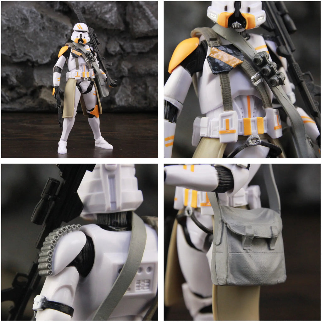 Star Wars 212 ° Batallón de ataque 2a empresa aerotransportada Sniper Trooper 6 "figura de acción muñeca personalizada modelo juguetes clonados