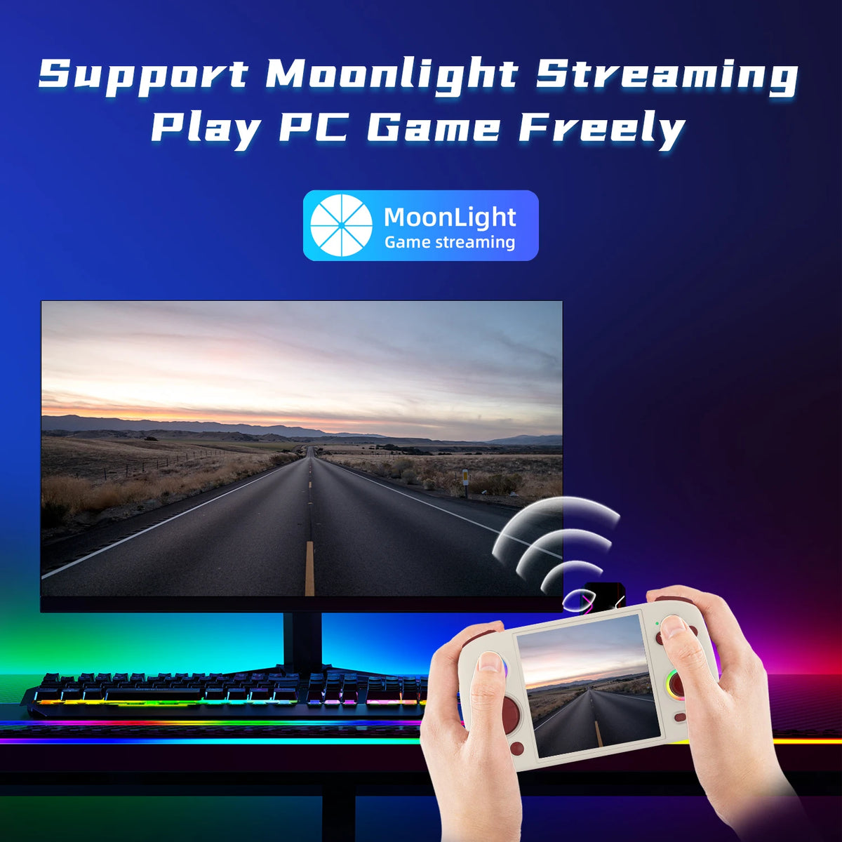 Consola de videojuegos retro portátil Anbernic RG Cube, reproductor de juegos, 8+128G, pantalla multitáctil, sistema Android 13, consola de videojuegos, 5200mAh