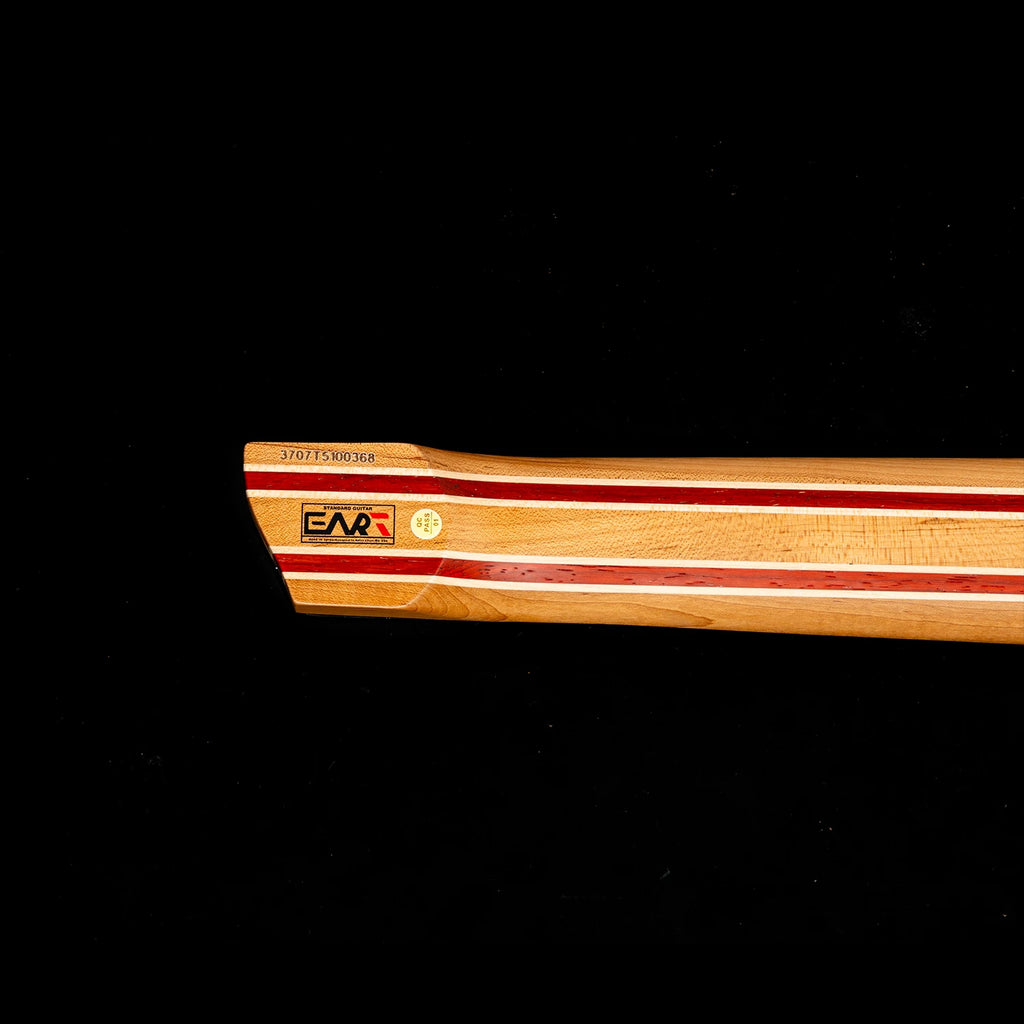 EART Guitars GW-8F, guitarra eléctrica sin cabeza de 8 cuerdas, cuerpo de caoba asado, pastillas HH multiescabeo de 25,5-26,25"