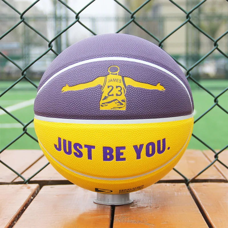 Balón de baloncesto Sanhuan Original, tamaño 7, pelota de baloncesto estándar de goma de alta calidad, deportes de entrenamiento al aire libre o interior