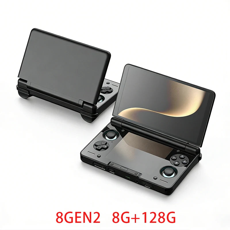 Consola de videojuegos portátil AYN Thor de 6'' con pantalla OLED doble, CPU Qualcomm Snapdragon, Android 13, batería de 6000 mAh y joysticks de efecto Hall